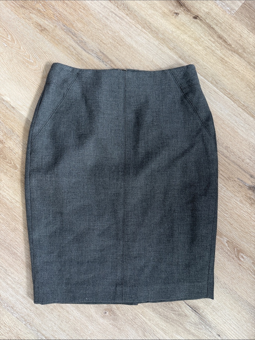 LOFT Charcoal Gray Pencil Skirt